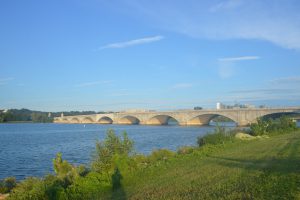 View of Potomac near Arlingont Mem. Bridge- no swimming today